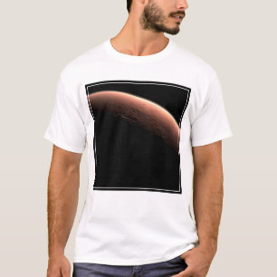 T-shirt Une Partie De Mars À La Limite De La Lumière Et De