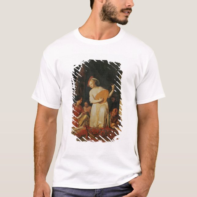 T-shirt Une partie musicale, 1681 (Devant)