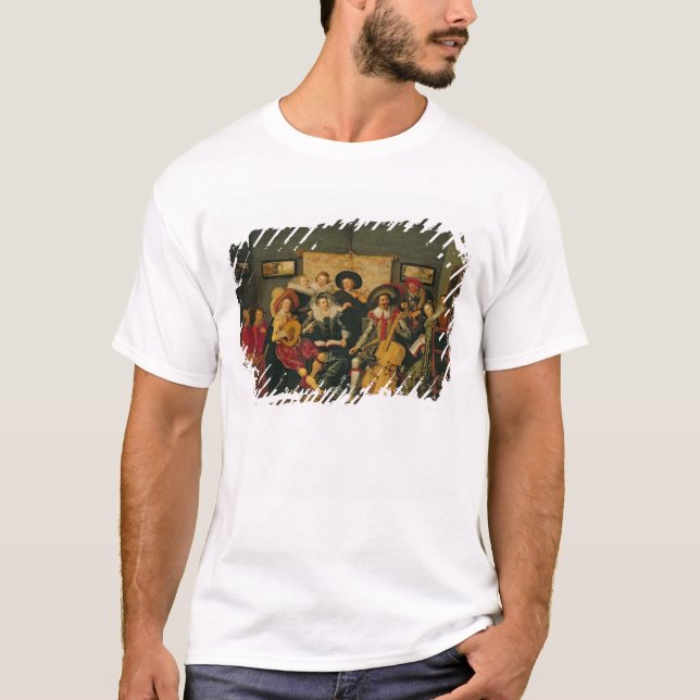 T-shirt Une partie musicale, c.1625 (Devant)