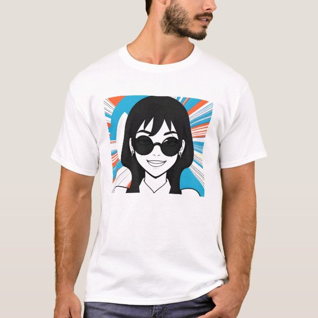 T-shirt Une personne amusante vous sourit et veut que vous (Devant)
