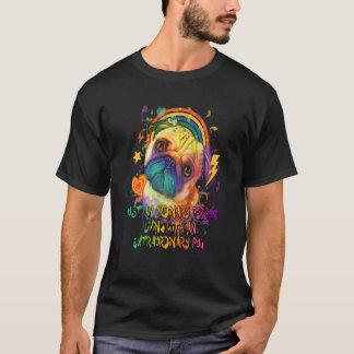 T-shirt Une personne ordinaire avec un Pug extraordinaire