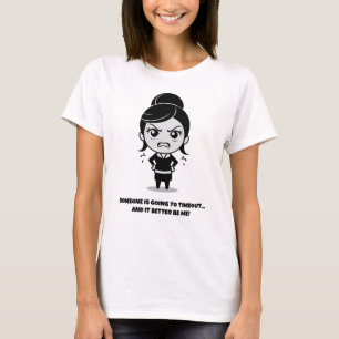 T-shirt Une personne va se retirer