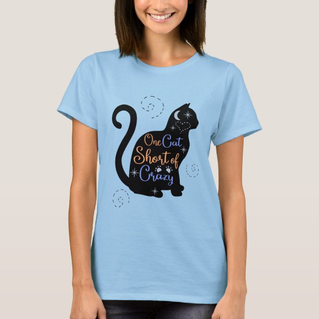 T-shirt Une petite fille de Cat Crazy Crazy (Devant)