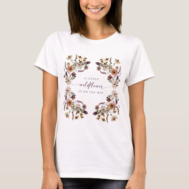 T-shirt Une Petite Fleur Sauvage (Devant)
