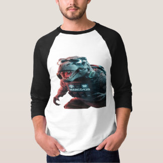 T-shirt Une photo saisissante d'un T-Rex menaçant, showcas
