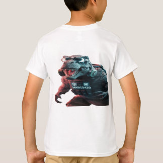 T-shirt Une photo saisissante d'un T-Rex menaçant, showcas