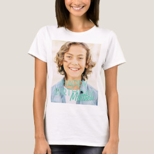 T-shirt Une photo simple et moderne, bienvenue à l'annive