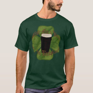T-shirt Une pinte du truc noir