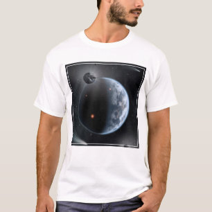 T-shirt Une Planète Comme La Terre Avec Des Océans Qui Rev