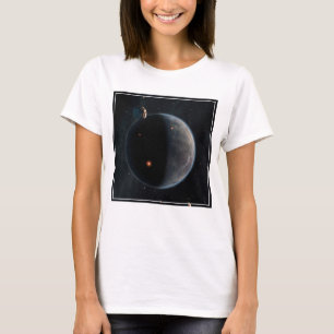 T-shirt Une Planète Comme La Terre Riche En Carbone Et Sèc