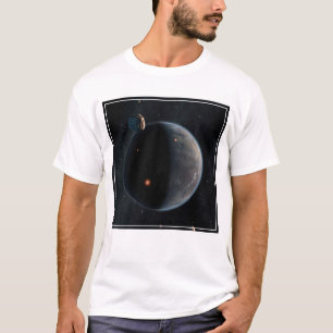 T-shirt Une Planète Comme La Terre Riche En Carbone Et Sèc