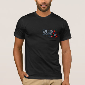 T-shirt Une planète Noir de base