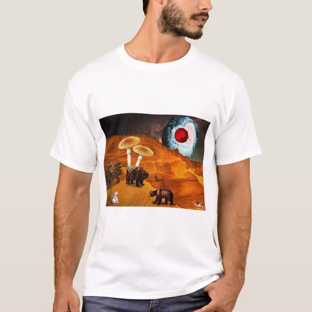 T-shirt Une planète verte, qui respire (Devant)