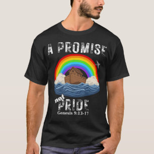 T-shirt Une promesse, pas de la fierté, pacte chrétien bib