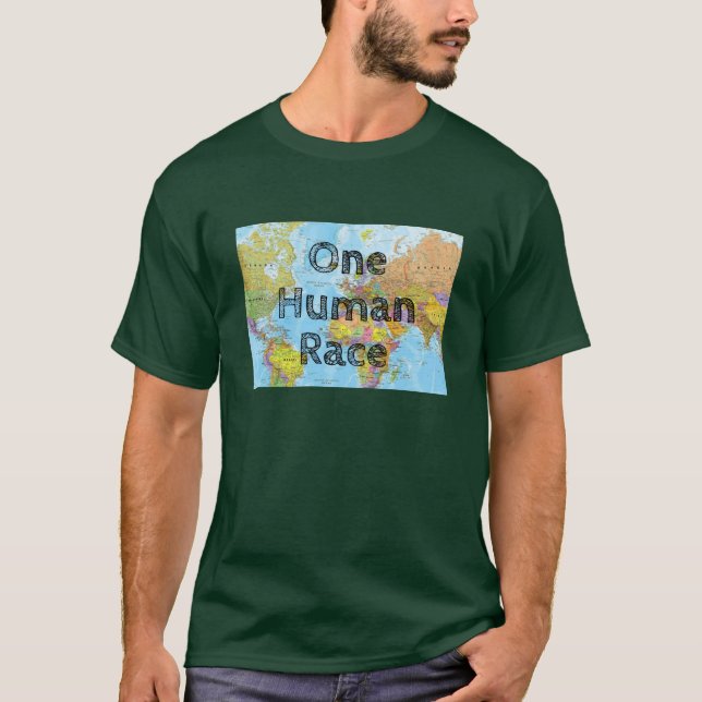 T-shirt Une race humaine (Devant)