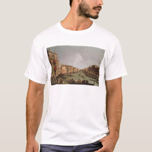 T-shirt Une régate sur le canal grand, c.1735