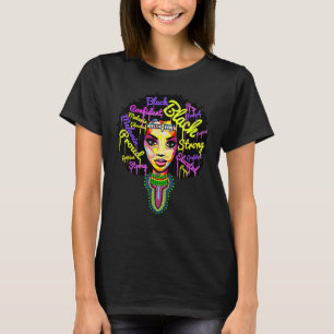 T-shirt Une reine africaine forte pour les femmes Fière hi