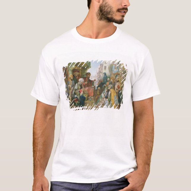 T-shirt Une rue au Caire (la semaine sur le papier) (Devant)