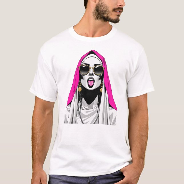 T-shirt Une Sainte Marie rebelle (Devant)
