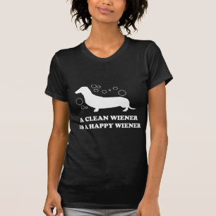 T-shirt Une saucisse propre est une saucisse heureuse