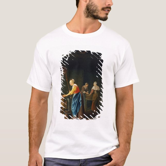 T-shirt Une scène de cuisine (Devant)