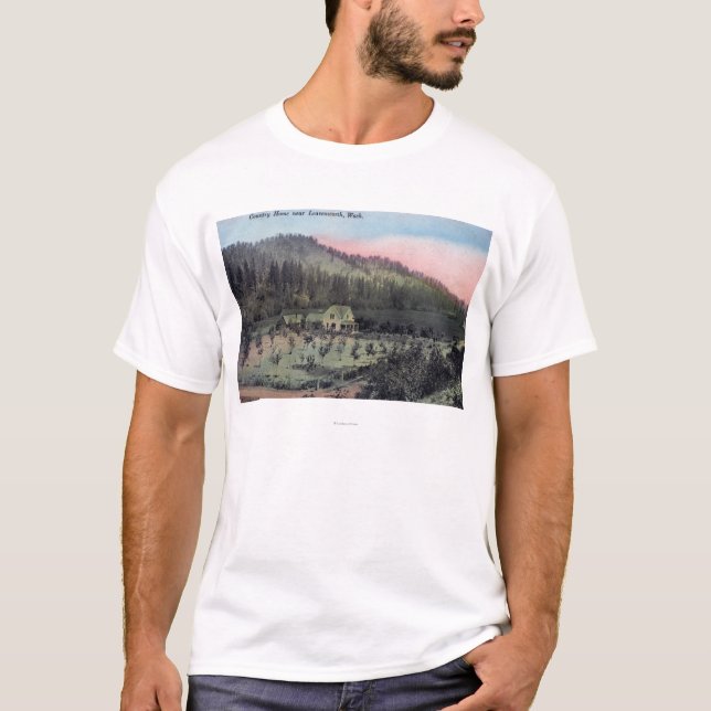 T-shirt Une scène de résidence de pays (Devant)
