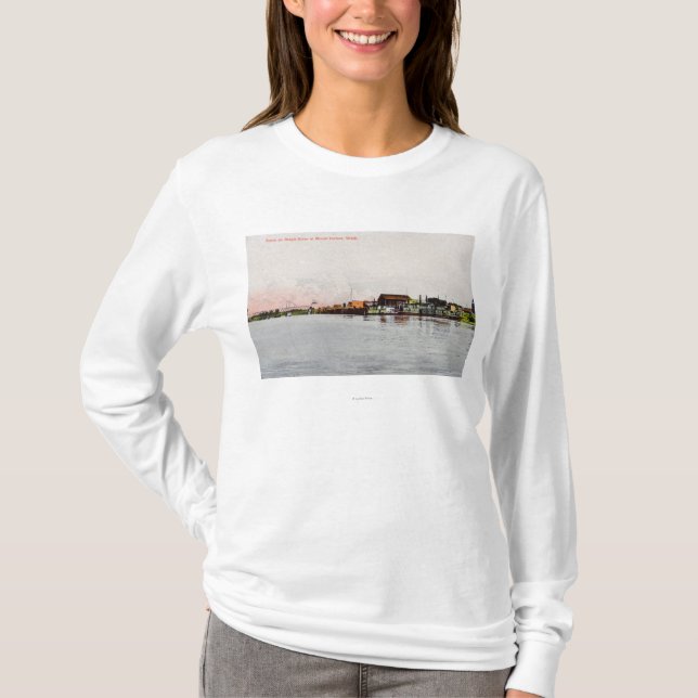 T-shirt Une scène de rivière de Skagit (Devant)
