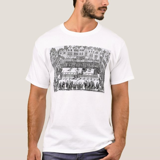 T-shirt Une scène joutante (Devant)