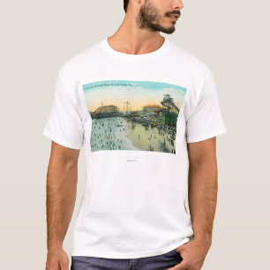 T-shirt Une scène se baignante typique à la plage