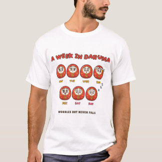 T-shirt Une semaine en Daruma Jours mignons de la semaine