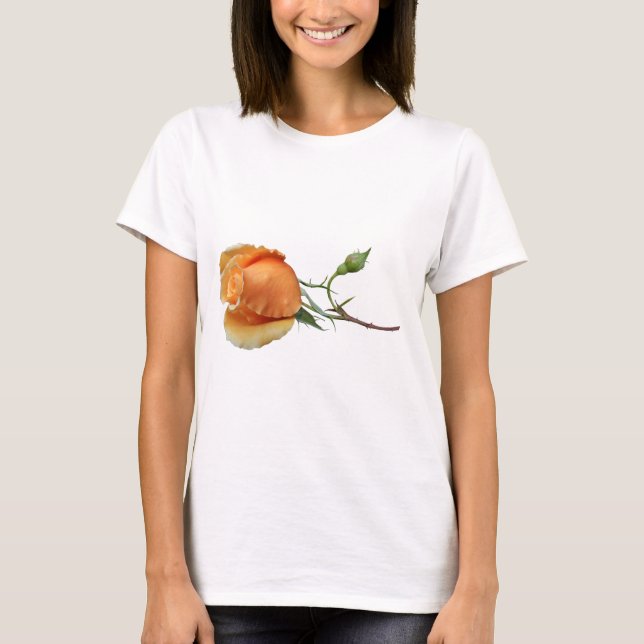 T-shirt Une seule bouture de rose      (Devant)