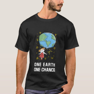 T-shirt Une seule chance pour l'activisme terrestre Enviro