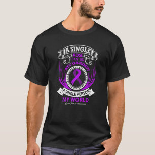 T-shirt Une seule personne dans mon monde Fibrose kystique