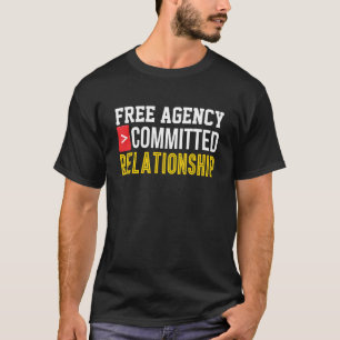 T-shirt Une seule relation engagée Rencontre en ligne Bro