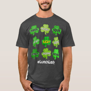 T-shirt Une Shamrock irlandaise à un déjeuner chanceux Rai