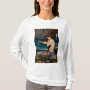 T-shirt Une sirène, vers 1900 par John Waterhouse