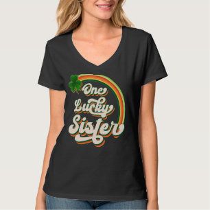 T-shirt Une soeur chanceuse Funny Irish St Patrick's Day V