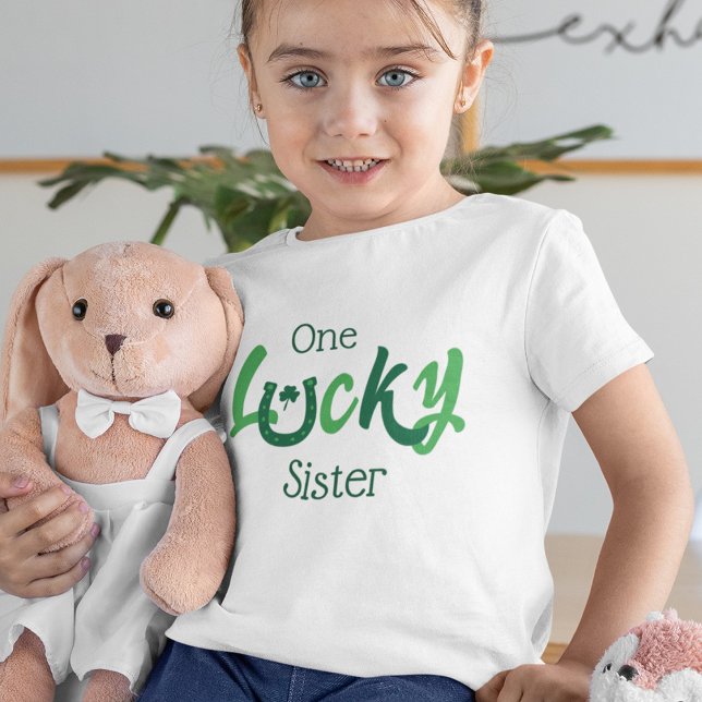 T-Shirt Une Soeur chanceuse | Personnalisable St Patrick's (Créateur téléchargé)