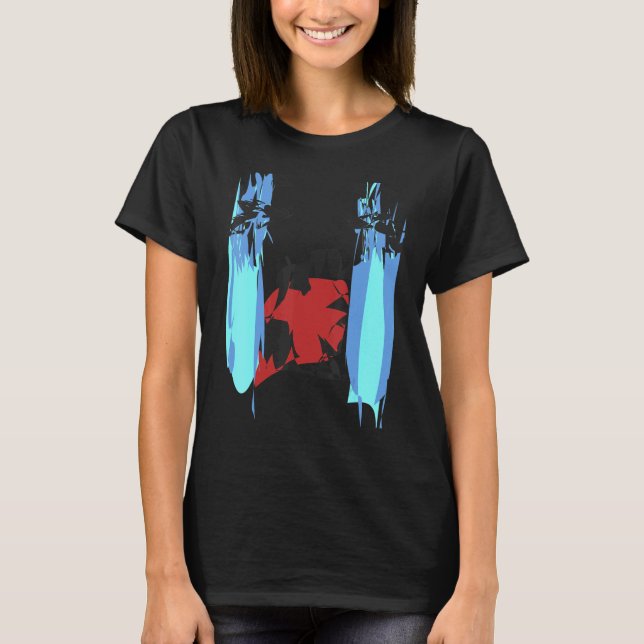 T-shirt Une superbe face Abstraite 2 (Devant)