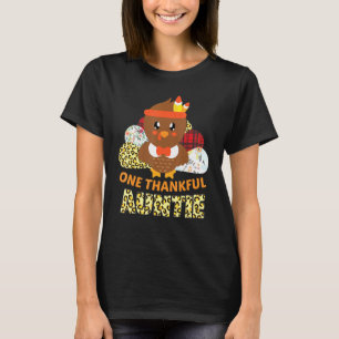T-shirt Une Tante Reconnaissante Dinde Bénie Tante Merci