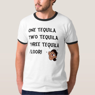 T-shirt Une tequila de la tequila trois de la tequila