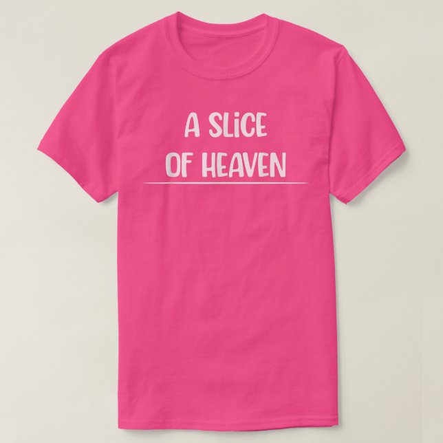 T-shirt Une tranche de paradis (Design devant)