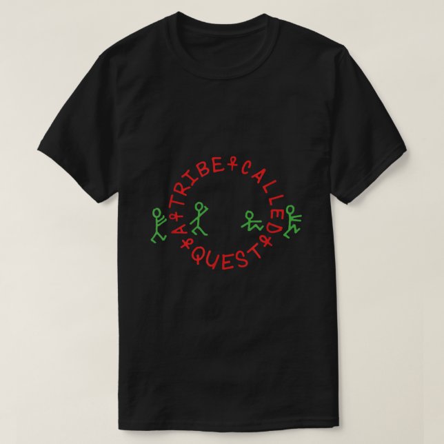 T-shirt Une tribu appelée Quest Official Circle Logo Black (Design devant)