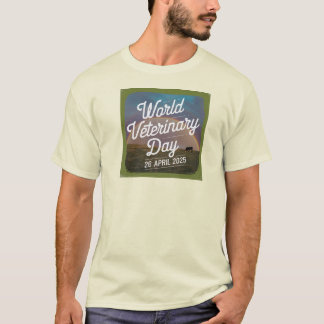 T-shirt Une typographie vintage Monde Vétérinaire jour T-s