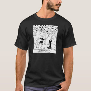 T-shirt Une vache a mangé dans le champ de pommiers