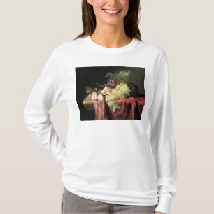 T-shirt Une vie immobile avec des raisins, prunes