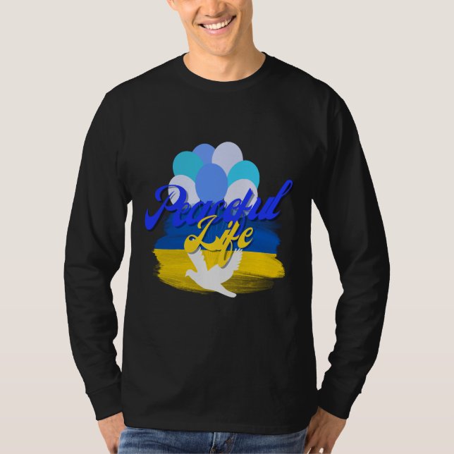 T-shirt Une vie paisible (Devant)