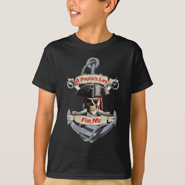 T-shirt Une Vie Pirate Pour Moi (Devant)