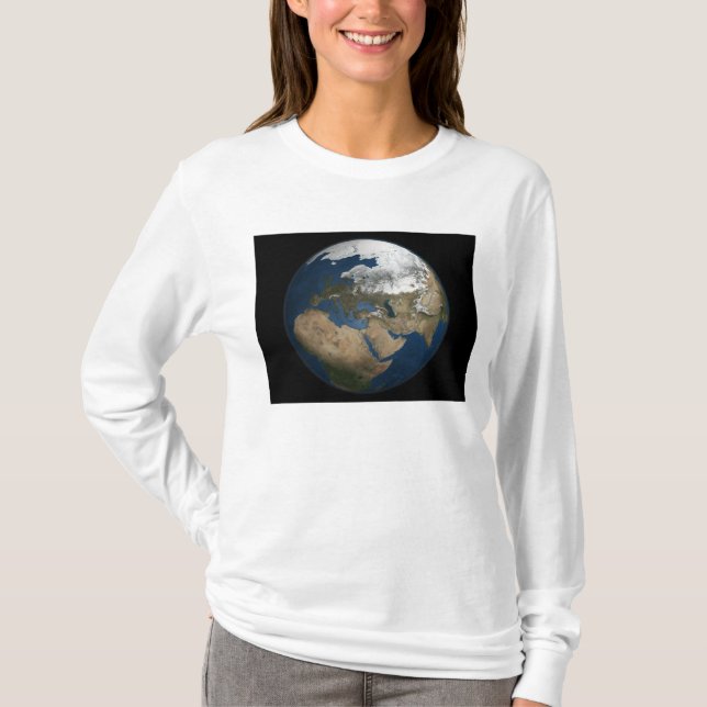 T-shirt Une vision globale de l'Europe et de la Scandinavi (Devant)