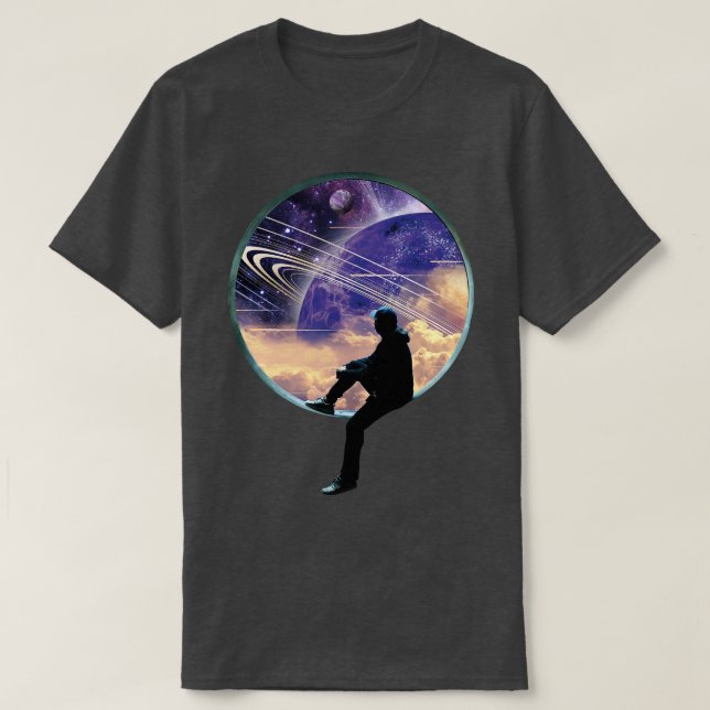T-shirt Une vision planétaire (Design devant)